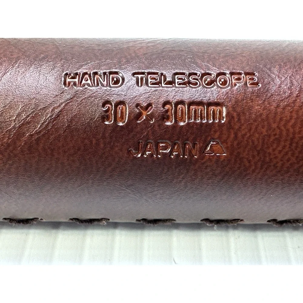 Vintage Telescope Hand Held 30X30mm Made in Japan 4404 Tesco Caring Case Box NOS